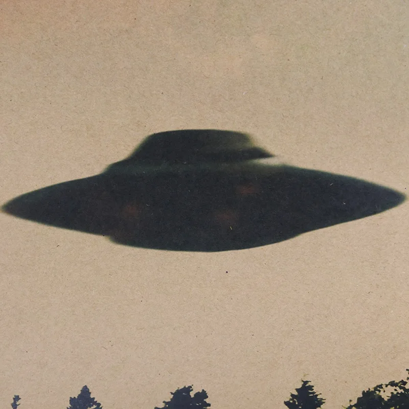 UFO ТВ серии принт картина на крафт-бумаге декоративная домашний декор хочу верить