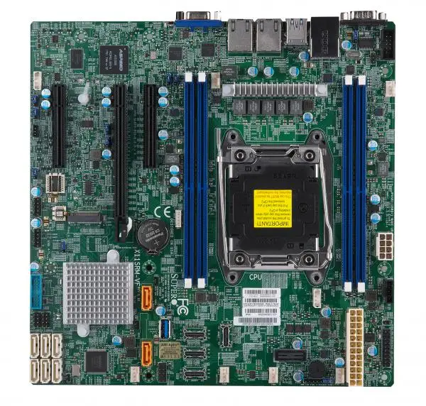

Supermicro X11SRM-VF, поддержка U.2 * 4, Серверная Материнская плата INTEL C422 ATX