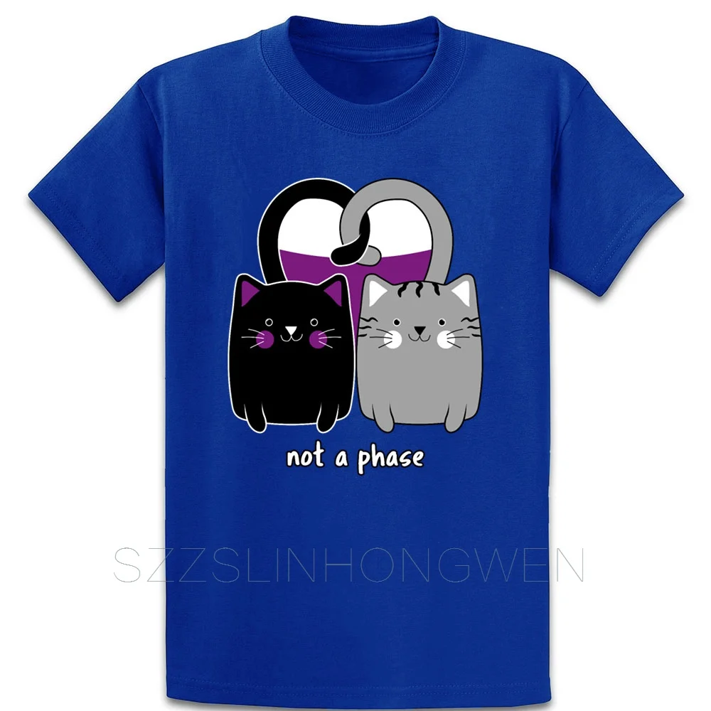 Asexual кошка сердце забавная Ace Pride Футболка короткий рукав буквы Солнечный свет О образным вырезом Весна здание печатных Письма рубашка