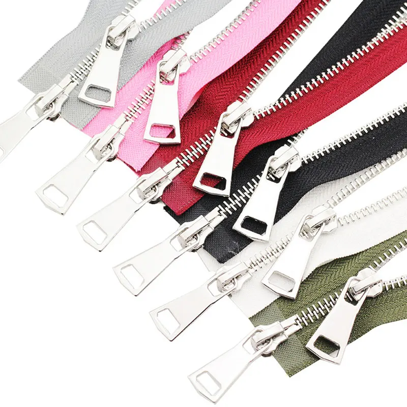5# Jacket Metal Zipper Double Slider Two-Way Zips Open End For DIY Handmake Sewing Coat Clothing Tailor Repair Accessories Tool | Дом и сад