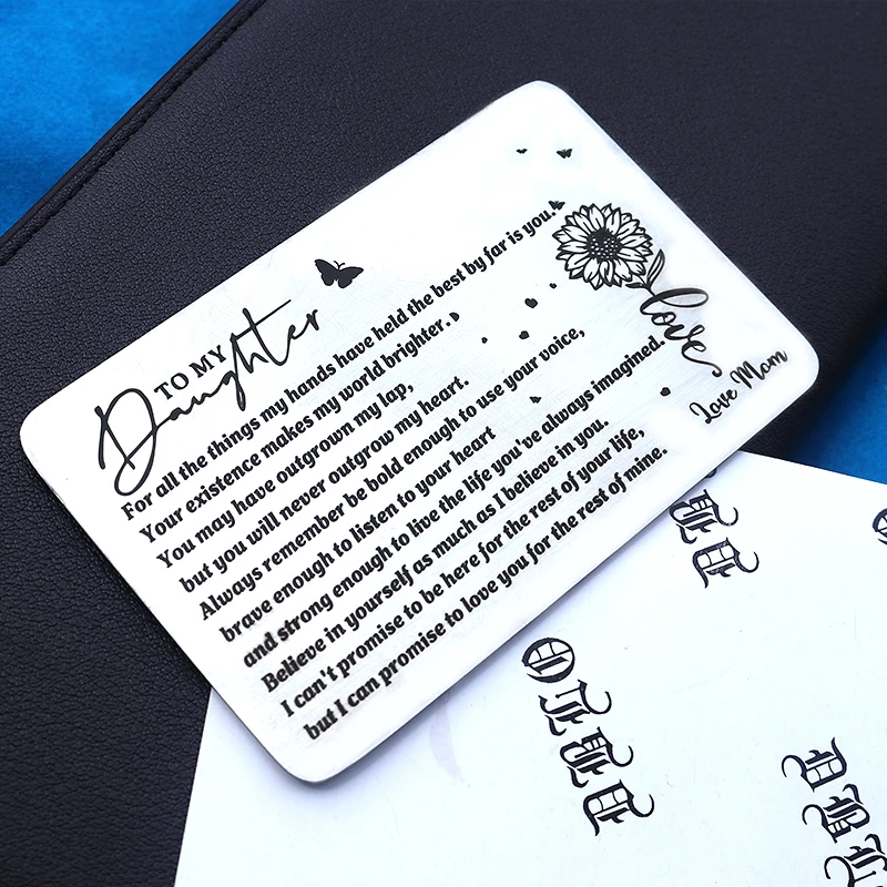 Подарочный бумажник с кармашком для карт мужчин мужа от жены девушки парня дня