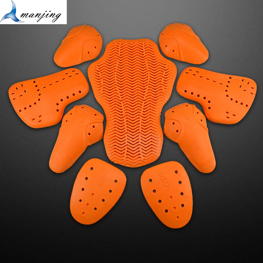 CE Уровень 2 мотоцикл DSO гонки спина грудь Протектор Куртка вставка Броня плечи