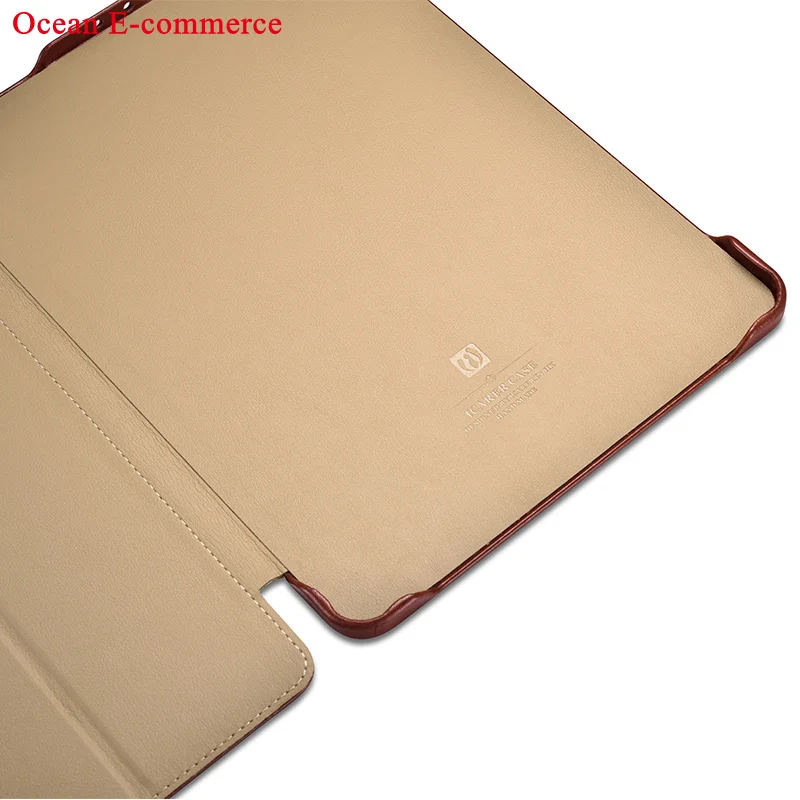 Оригинальный Роскошный чехол ICARER из натуральной кожи для Apple iPad Pro 12 9 2020 винтажный