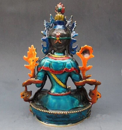 Медь латунь китайский ремесел азиатской 8 66 дюймов изысканный ручной резной