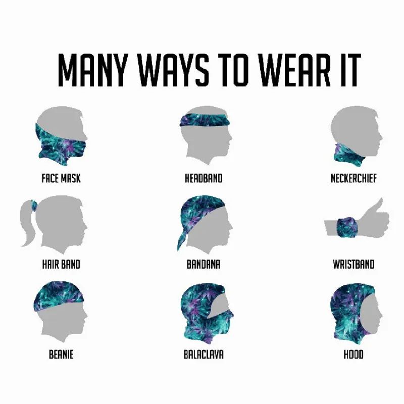 

Drop Ship Flowers Print Scarves Scarves Face Balaclava Headbands Multi-Functional Neck Rube Wraps Bandana