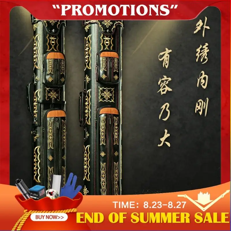 Высококачественный чехол YUDU для бильярдного кия с 8 отверстиями 1/2