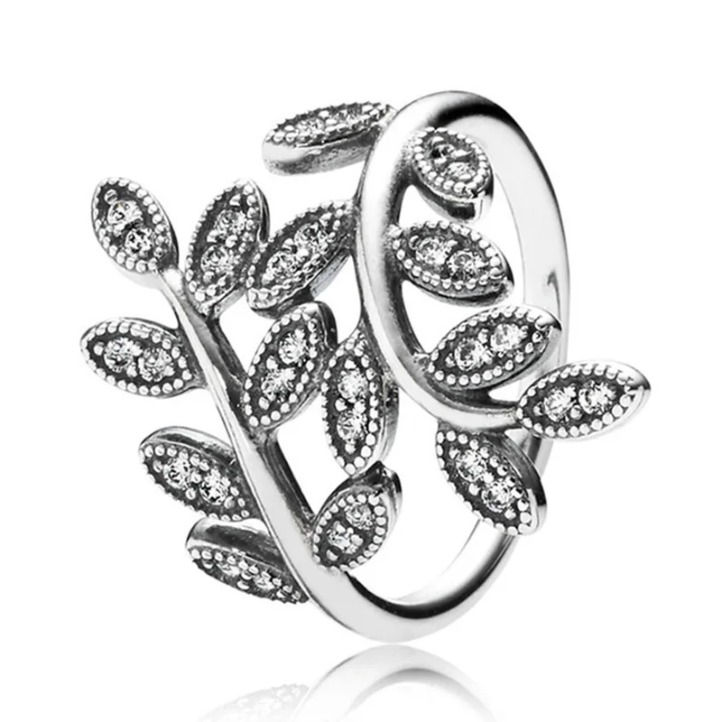 Rings 050 Серебряное кольцо в форме короны в форме сердца для женщин, европейские оригинальные кольца на палец, свадебные ювелирные изделия, 50 стилей, Прямая поставка - Цвет основного камня: Rings 050