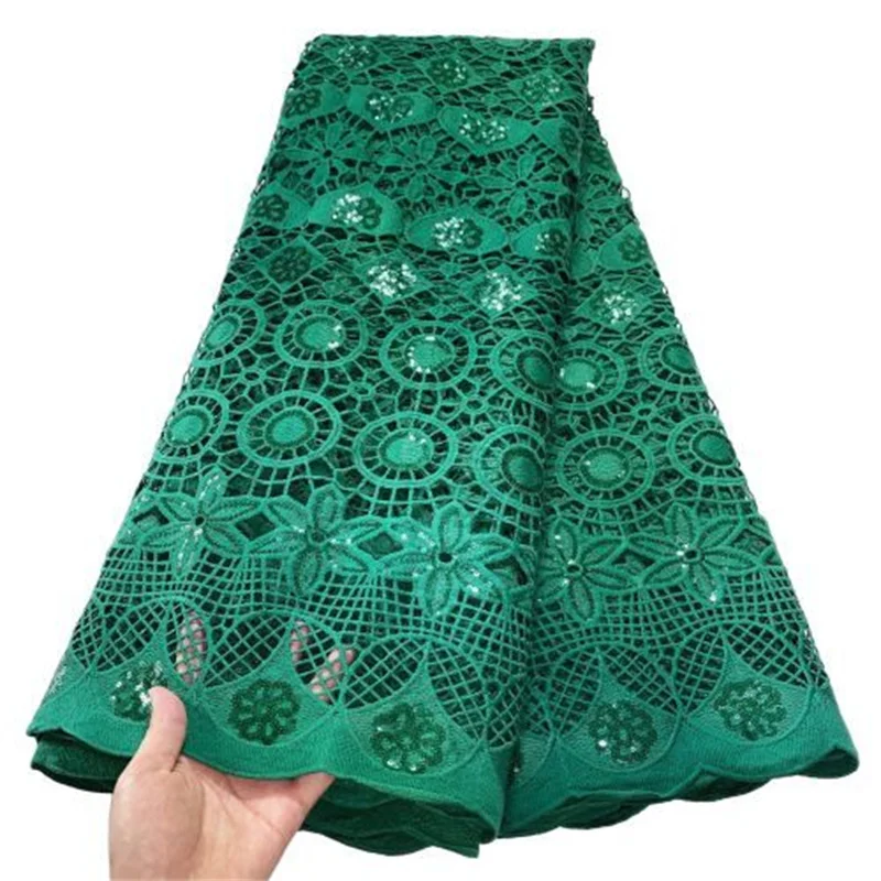 

Новейшая африканская сухая кружевная ткань с блестками молочный шелк зеленая французская кружевная ткань с вышивкой нигерийское Тюлевое кружево для вечернего платья