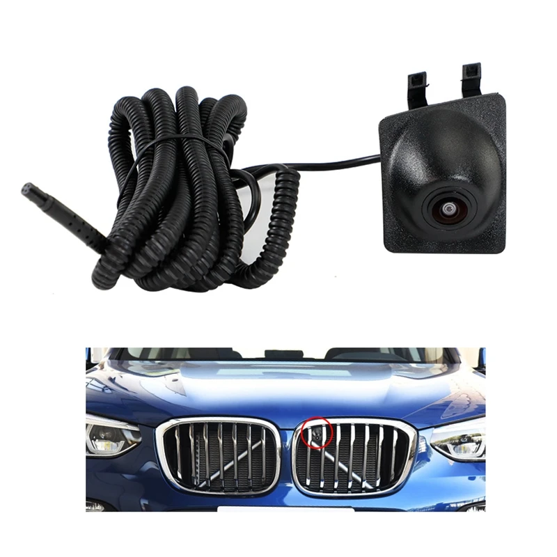 

For-BMW X3 2018 Front View Camera Waterproof Night Vision CCD Parking Camera