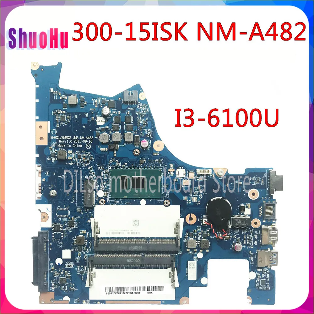 

KEFU I3-6100 CPU UMANM-A482 для Lenovo Ideapad 300-15ISK 310-15 Материнская плата ноутбука DDR3 HM87 Intel протестирована на 100% оригинал 90 дней