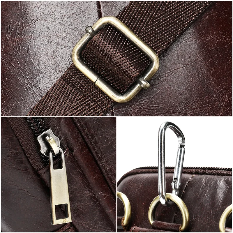 MVA мужские натуральные кожаные поясные сумки Мужские сумка на пояс маленькие