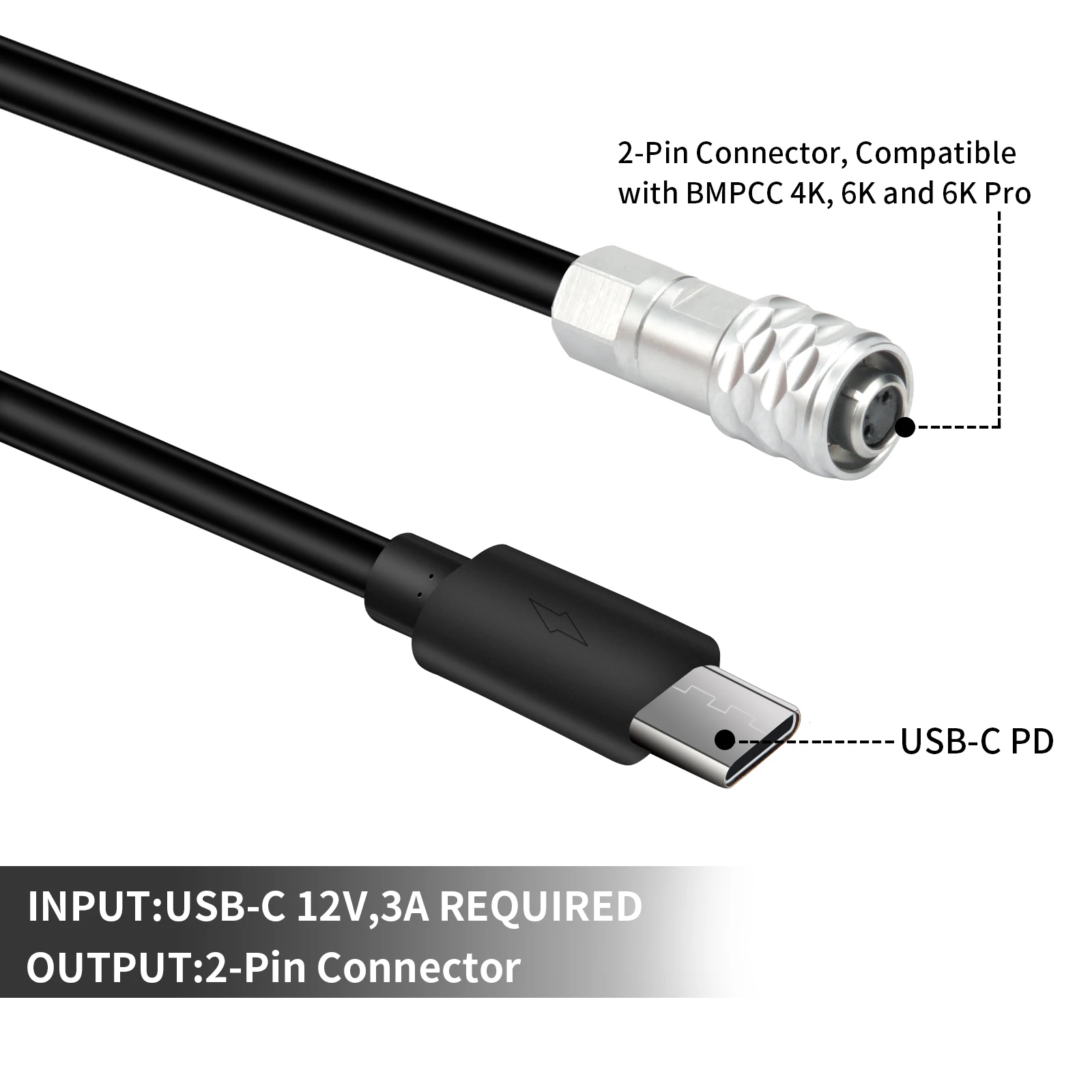 Кабель питания BMPCC 4K и 6K USB Type-C PD D-Tap/DC-камера любые USB-C устройства - купить по