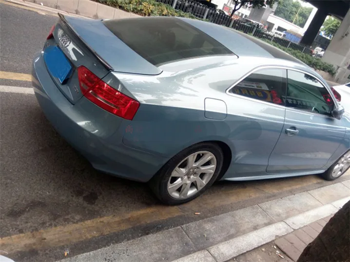 Спойлер для Audi A5 высокое качество АБС углеродное волокно задний спойлер 2012 2015|rear