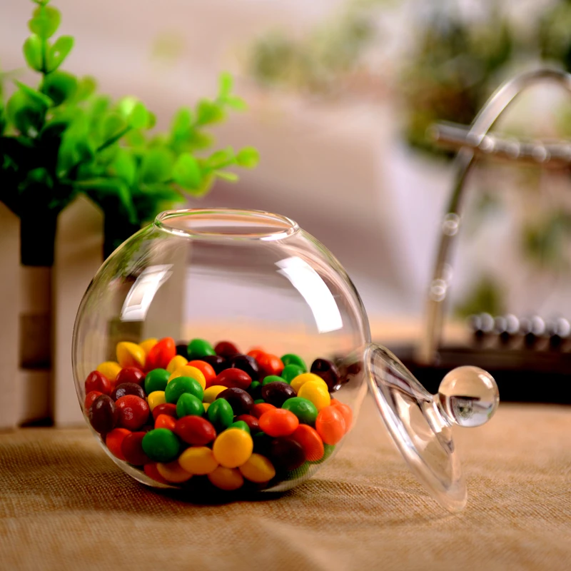 8 компл./упак. Диаметр = 20 см большой Размеры прозрачный Стекло Террариум ваза дома