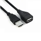 USB кабель Папа-мама, USB 2,0 AF, 1 м, 1,5 м, удлинитель, сверхскоростной кабель для передачи данных для ПК, ноутбука, клавиатуры