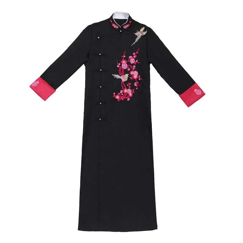 Традиционный мужской вышитый Qipao древний стиль Изысканный Мужской жених
