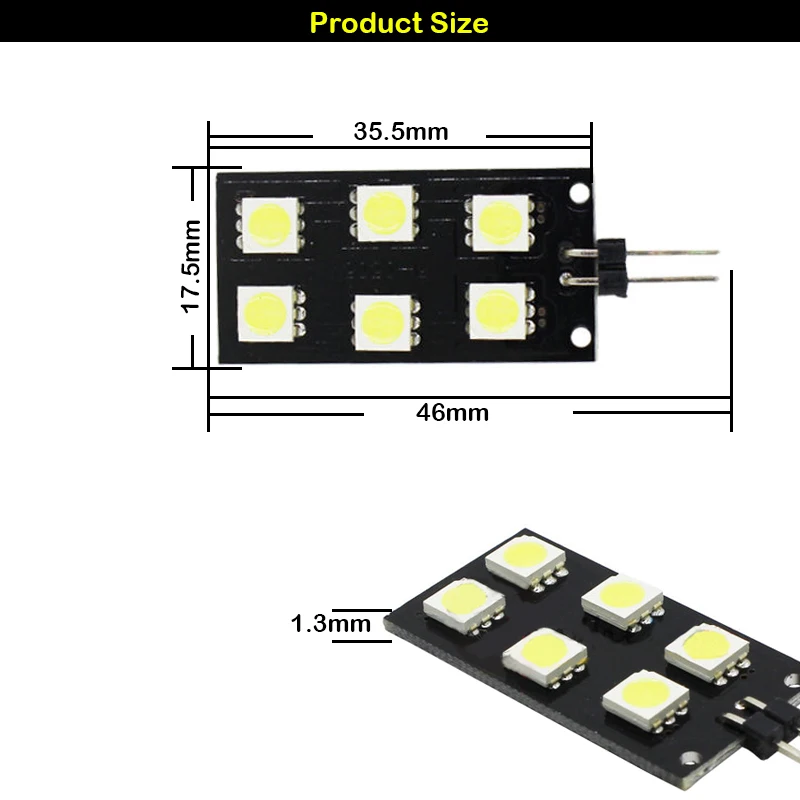 Нет OBC Error крытый светильник 5050 SMD Подключите светодиодный панели ног области s 6