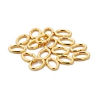 Замкнутые соединительные кольца овальной формы из нержавеющей стали 100 шт.лот 304, 3x4 мм, прочное разделенное кольцо, соединитель для изготовления ювелирных изделий своими руками, 0,6 мм