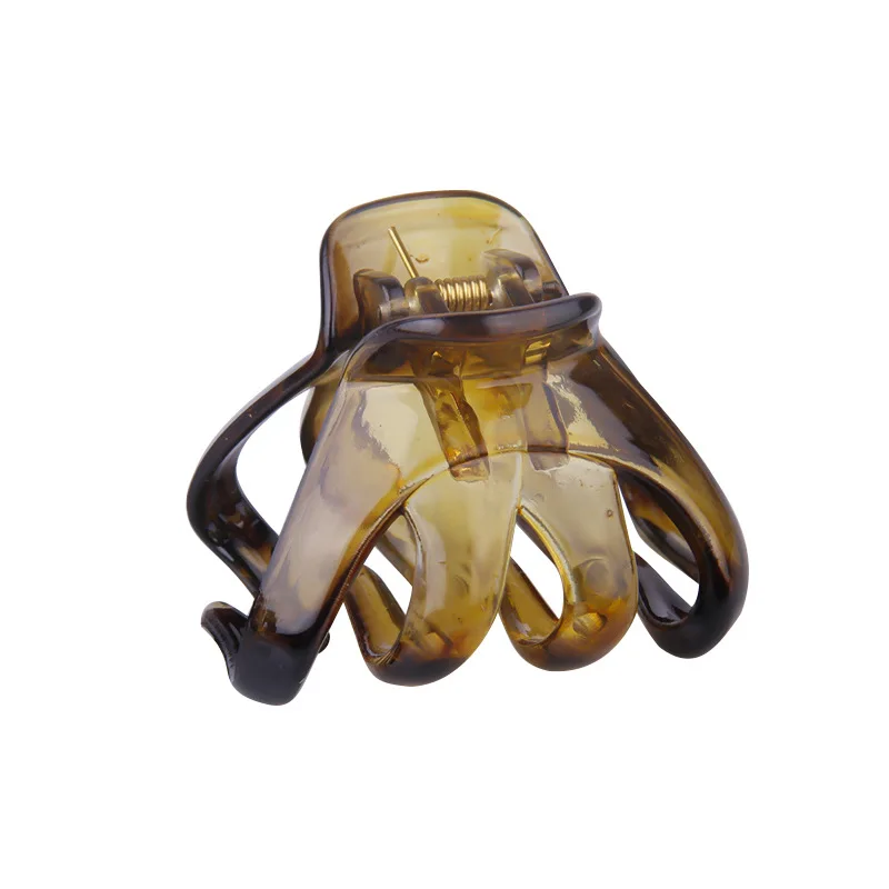 Заколка для волос ACC102 женская расческа с заколка банан черная коричневая