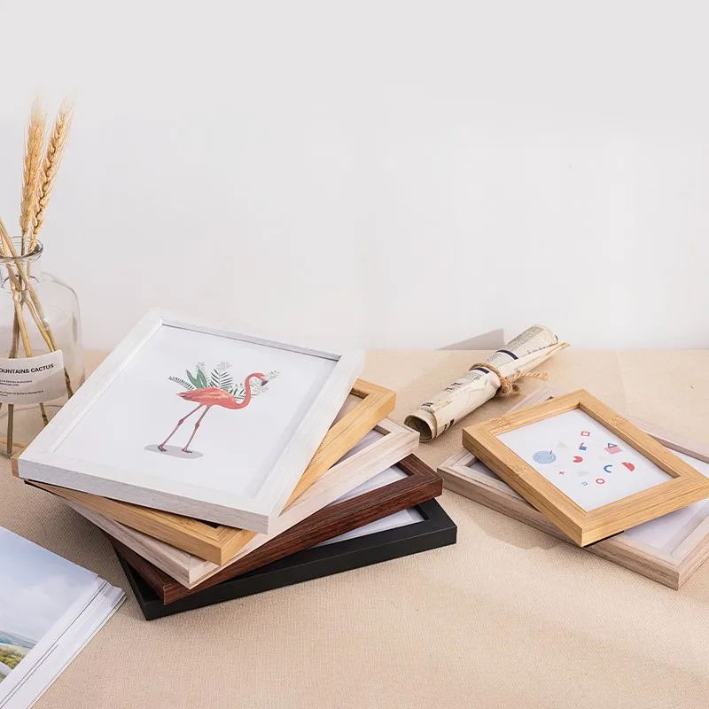 LLD Деревянная Классическая рамка для фотографий сертифицированная настенная