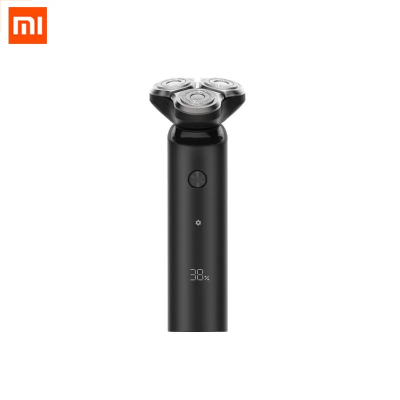 

Электробритва Xiaomi Mi S500C портативная со светодиодным экраном, устройство для сухого и влажного бритья, моющийся триммер для бороды, триммер, ...
