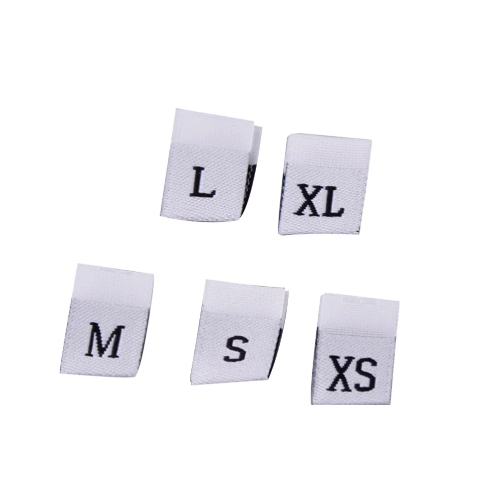 500 шт. одежда Размеры этикетки в сложенном виде ткани общие тканый Mark