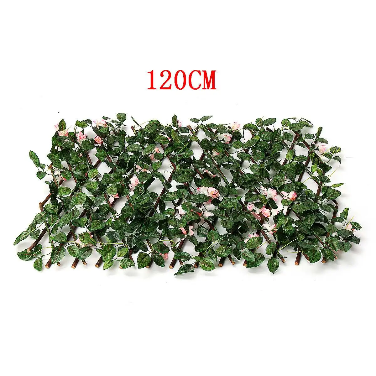 pink 120cm length Расширение сада для ограждений искусственный зеленый лист ветвь цветка Bucolic Мула сетки деревянные дома ресторанов стены украшения - Цвет: pink 120cm length
