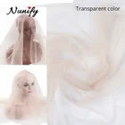 Сетка для изготовления париков Nunify, невидимая, бежевая, швейцарская, основание для париков