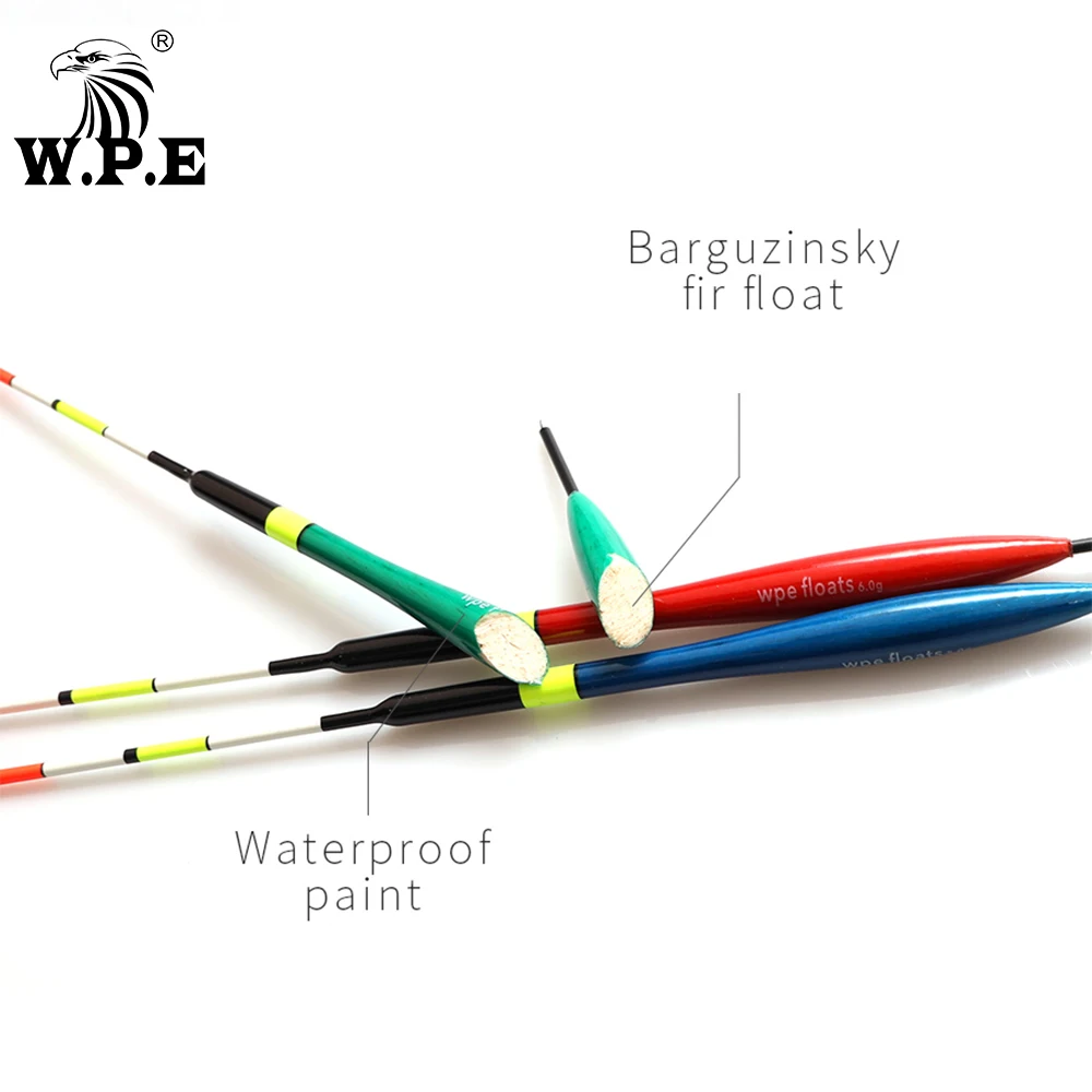 Бренд w. P.E поплавок для рыбалки 5 шт./лот поплавки Barguzinsky Fir размером 4/5/6 г ловли