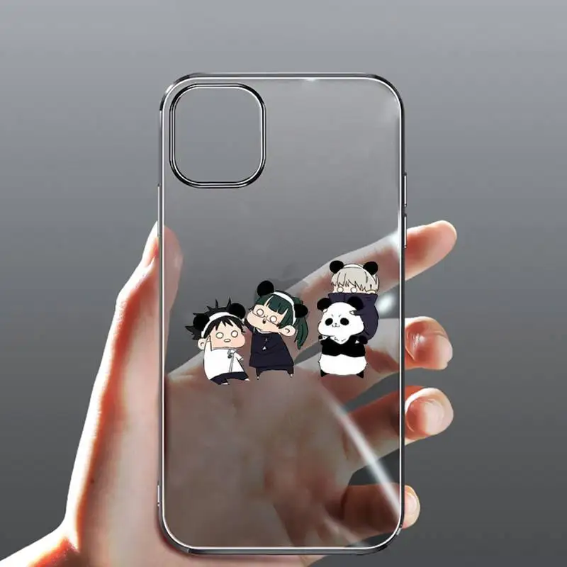 

Jujutsu Kaisen Phone Case Transparent for Clear iPhone case 11 12 mini pro XS MAX 8 7 6 6S Plus X 5S SE 2020 XR
