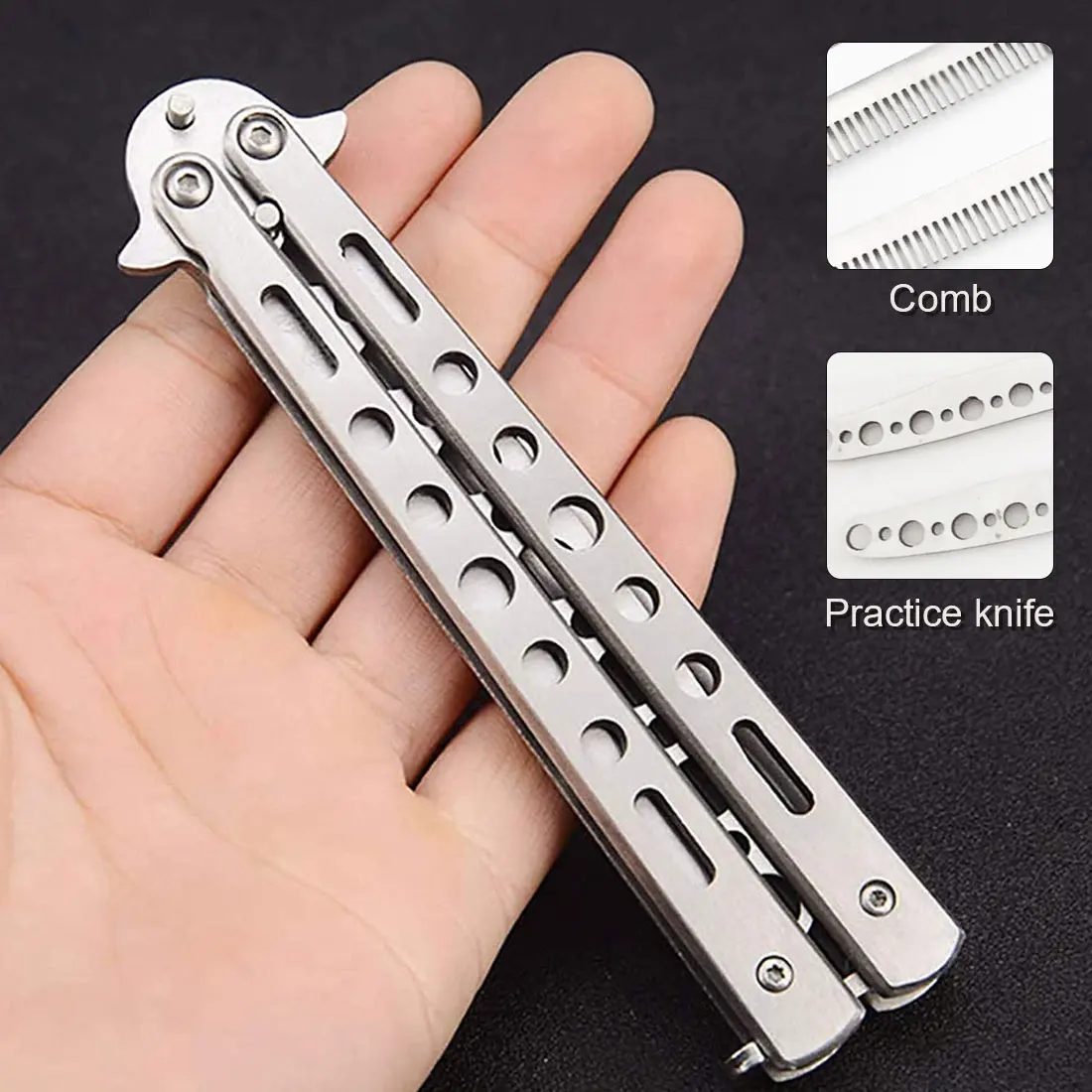 Тренировочное гребневое лезвие из нержавеющей стали 8 6 дюйма боевой