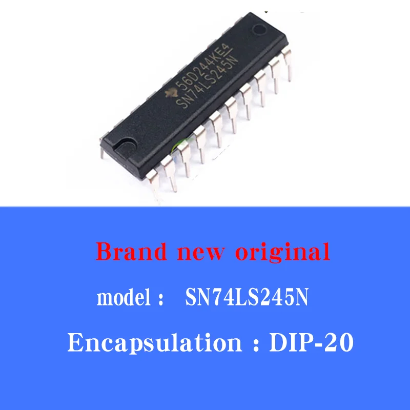 

10/pcs Lot New imported SN74LS245N HD74LS245P DIP-20 eight-phase three-state bus transceiver