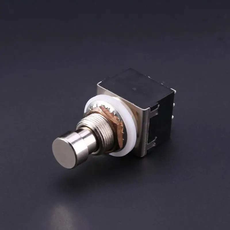 3PDT 9pin кнопочный ножной переключатель FR DIY гитарный эффект напольная педаль