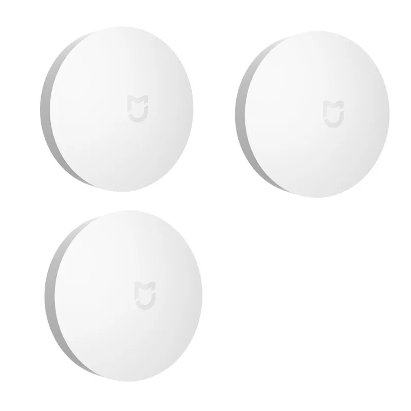 3PCS Aqara Mijia Wireless Switch Smart Bluetooth Zigbee Connection Switch Intelligent Home Security Equipment Work With Mi Home APP - Color: 3PCS