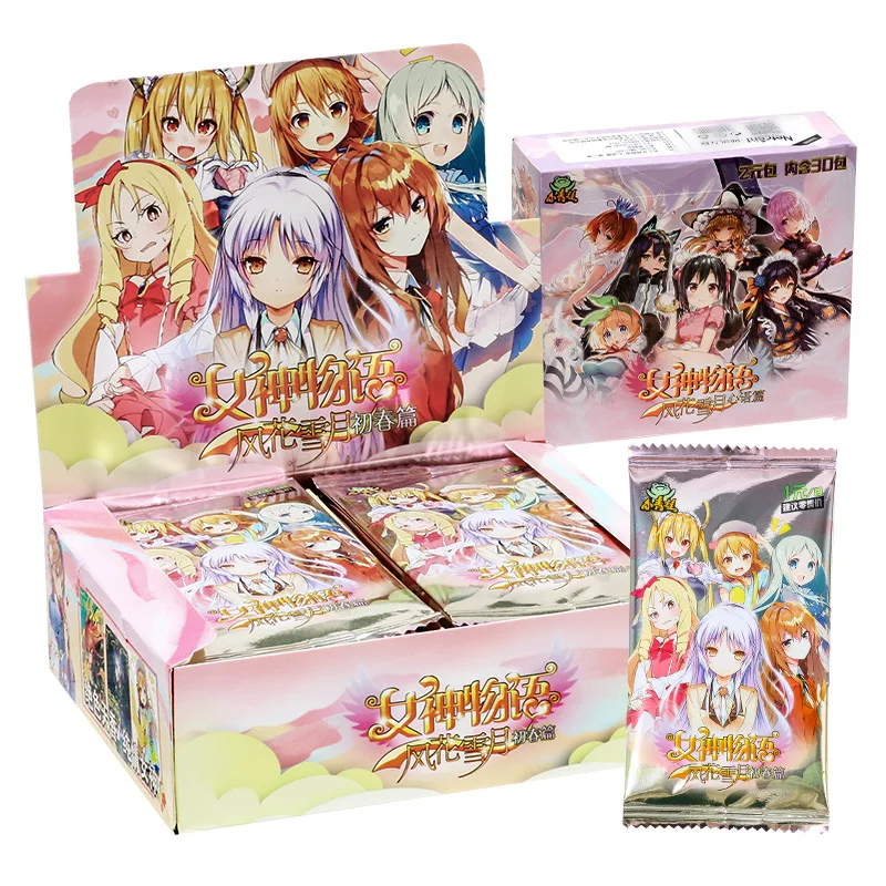 Tarjetas de colecci&oacute;n de diosa Story para ni&ntilde;os, juego de mesa, regalo de cumplea&ntilde;os, juguetes para Familia y Navidad-0