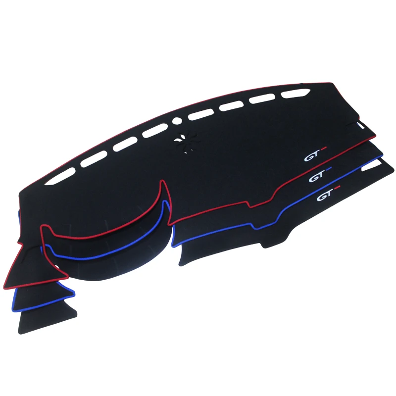 

Car Dashboard Avoid light Pad Instrument Platform Desk Cover Mats Carpets For Peugeot 3008 5008 2017 2018 2019 Accessories
