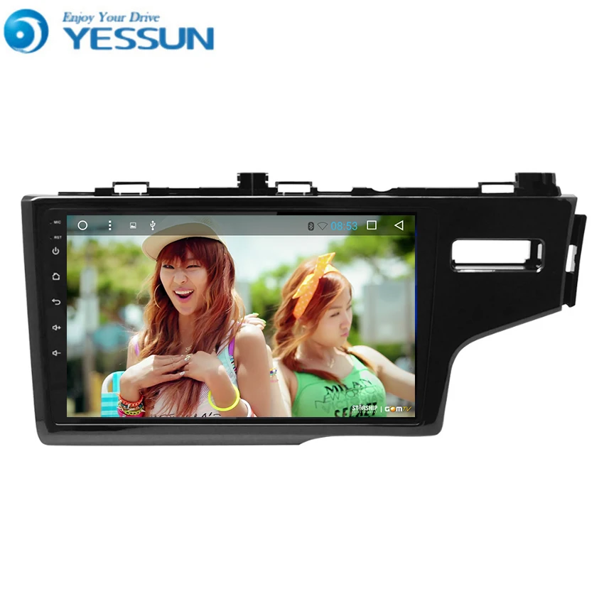 For Honda Fit Jazz 2014 2015 2016 2017 2018 Right hand drive Car Android Multimedia Player GPS Navigation Big Screen Bluetooth | Автомобили
