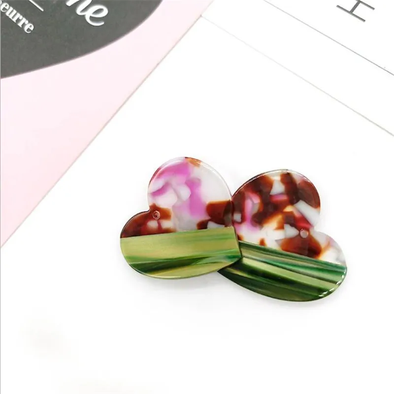 Акриловые бусины в форме сердца 2 шт./лот | Украшения и аксессуары