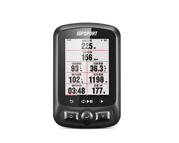 I gps порт iGS618 gps Велосипедный компьютер Спидометр IPX7 с аксессуарами - Цвет: Set A