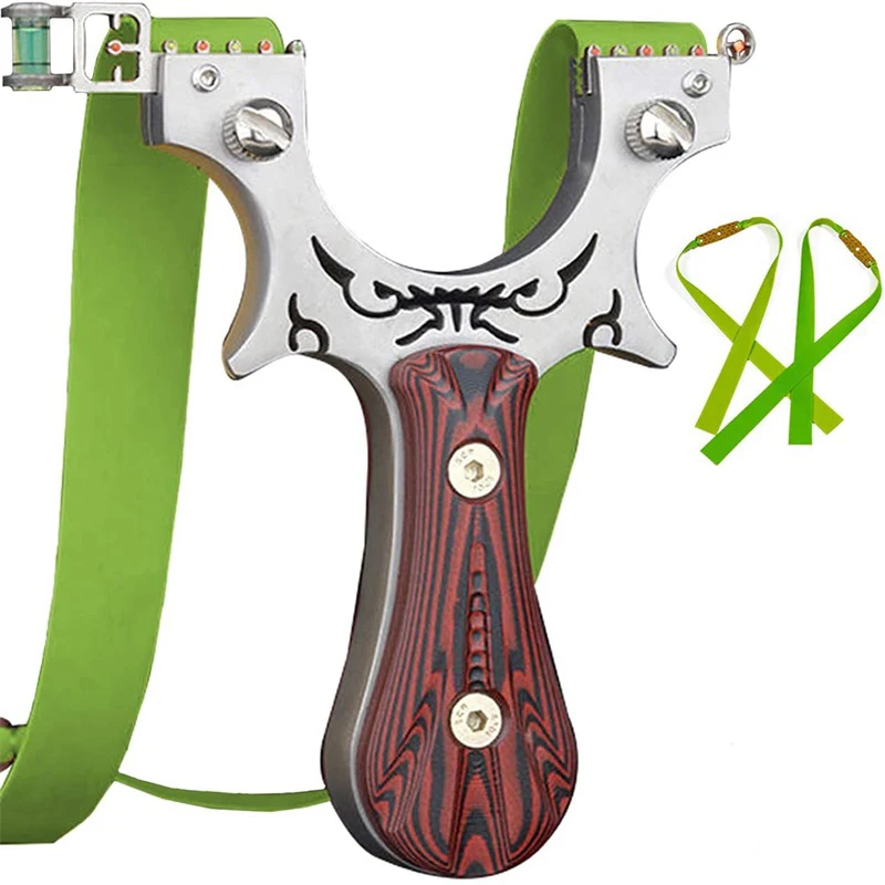 

Big Power Rubber Band Slingshot High Precision Flat Leather Professional Precision Infrared Slingshot For Hunting Sling Shot
