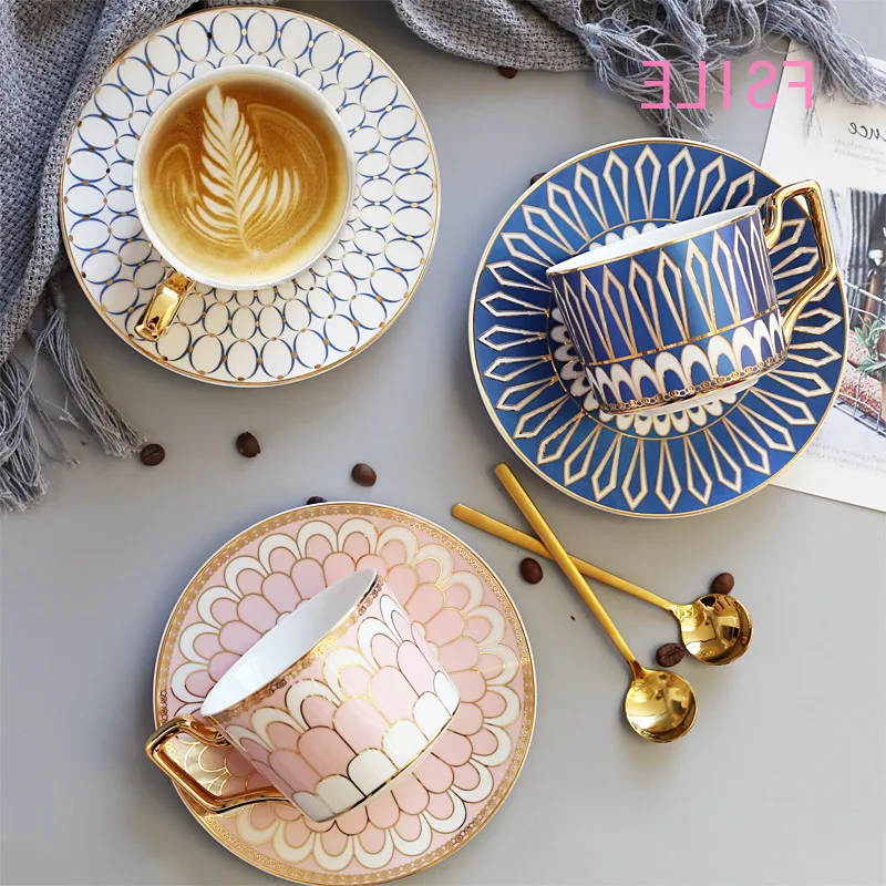 Светильник роскошная британская керамическая кофейная кружка европейская