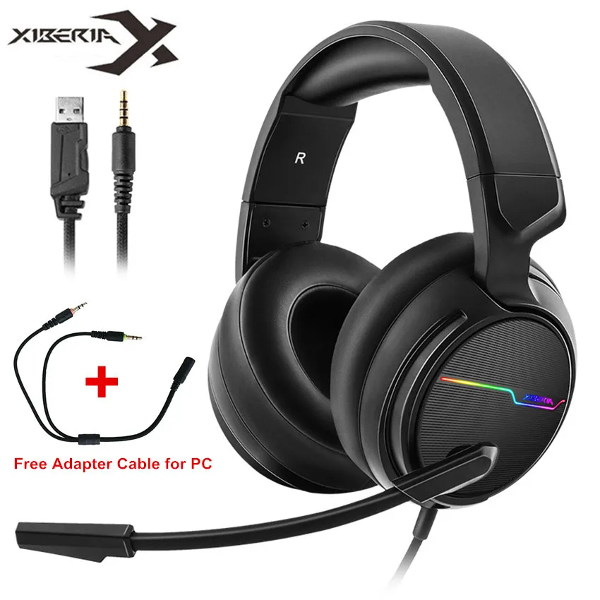 Оригинальная игровая гарнитура Xiberia V20 для PS4 новая Гарнитура xbox One с USB + 3 5 мм/USB 7 1