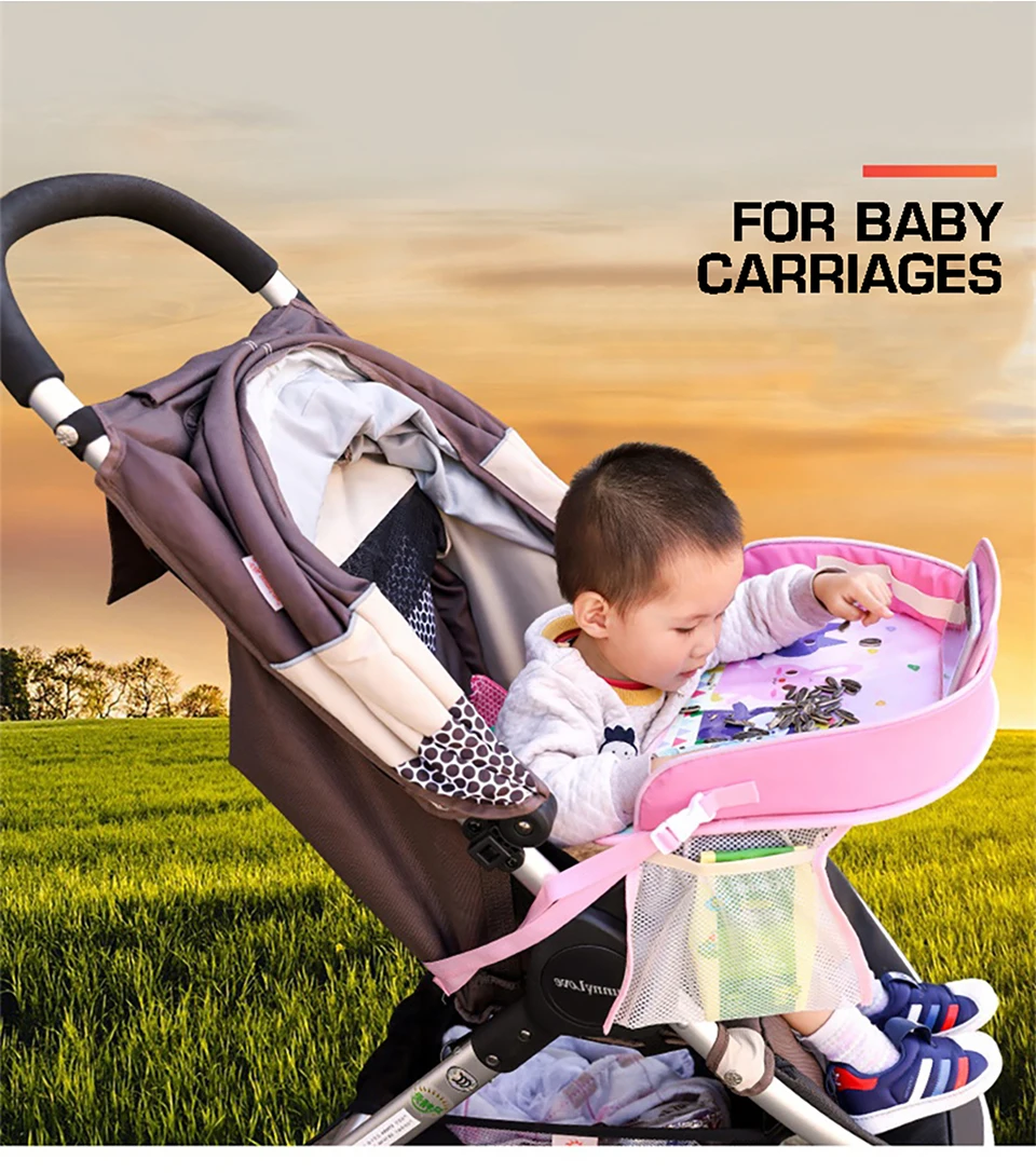 IMBABY Baby портативный стол для автомобиля держатель для коляски еда стол водонепроницаемый детский стол подлокотник для сидения автомобиля хранения детская игрушка