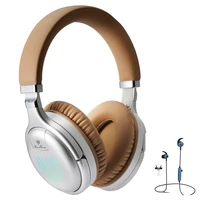 bluetooth headphones bass deep stereo active noise cancelling wireless wired headset with mic mp3 fm earphone for mobile pc