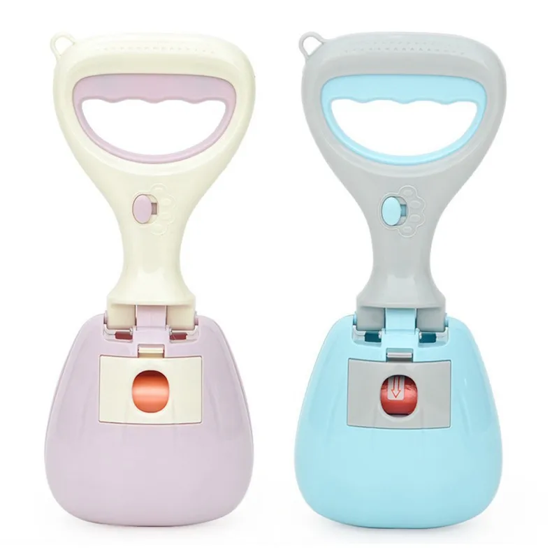 

s.Pet Pooper Scooppers Portable Toilet Picker For Cats And Dogs Convenient Cleaning Supplies Tools With Garbage Bags