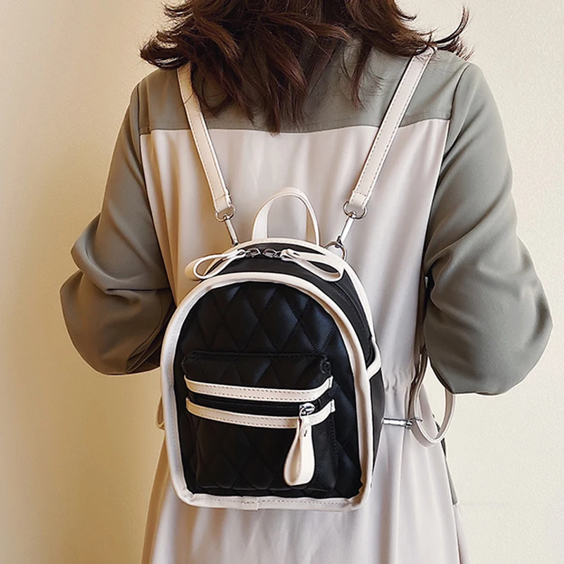 2020 Cute Women Backpacks Fashion PU Leather Female Shoulder Bag Small Ladies Backpack for Teenger Girls School Bags |