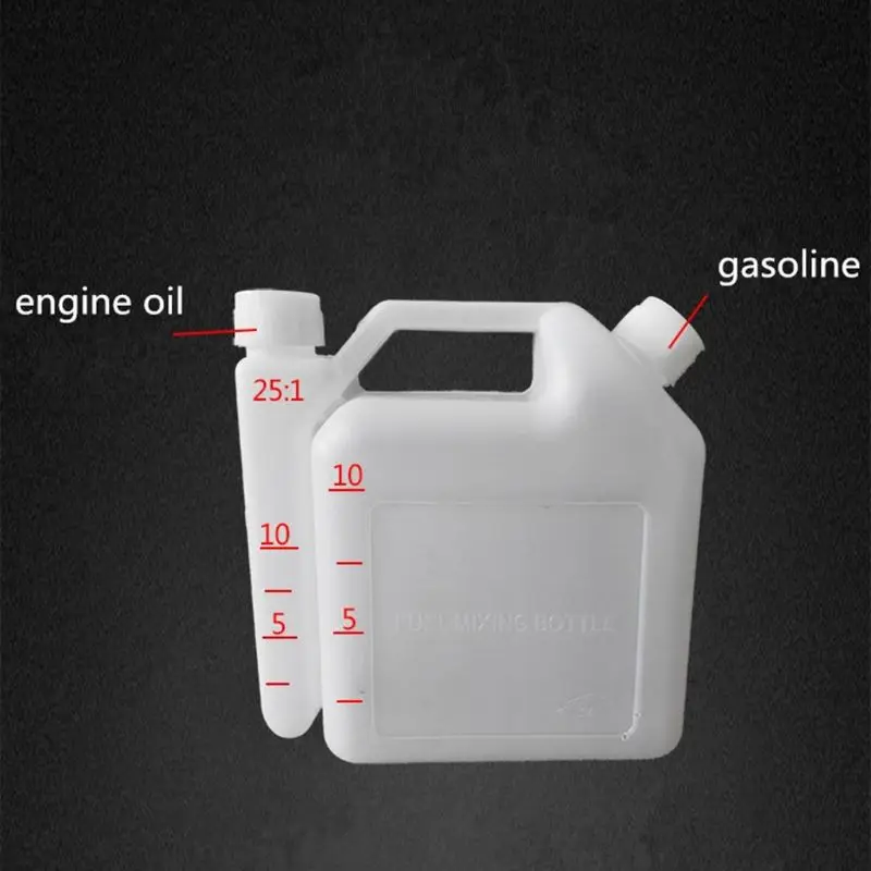 1.5L литр 2 х тактный бензиновый топливный масло бутылка для смешивания Танк
