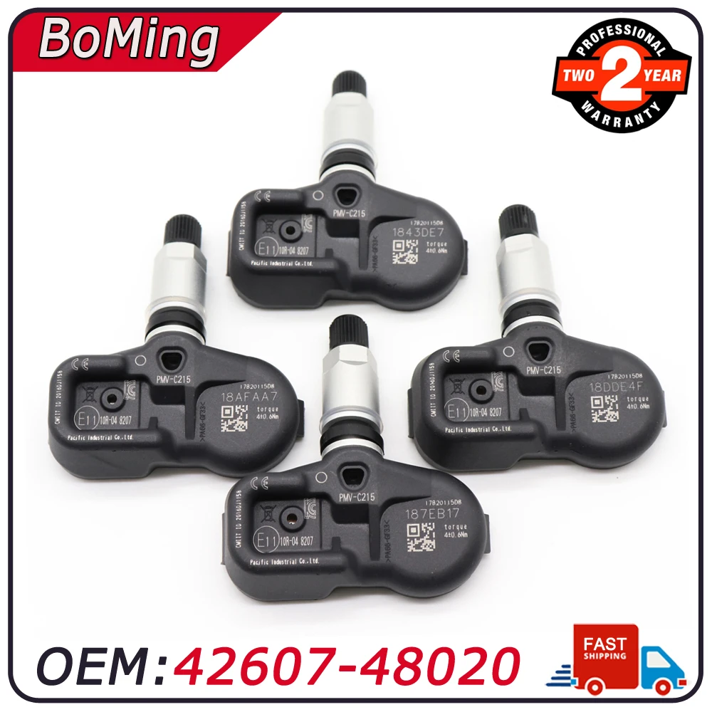

Датчик давления в шинах, 433 МГц, TPMS, 42607-48020, PMV-C215 для Toyota Camry C-HR, Land Cruiser 200, Prado 2015-2023