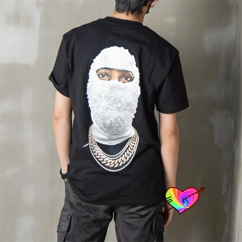 

Футболка NOM IH UH NIT для мужчин и женщин, тенниска с принтом жемчуга на спине высокого качества, в стиле хип-хоп, 1:1