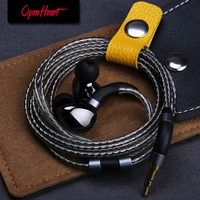 openheart wired earphones heavy bass warm sound quality dj iem hifi earbuds headphone with mmcx 2 53 54 4mm balanced cable